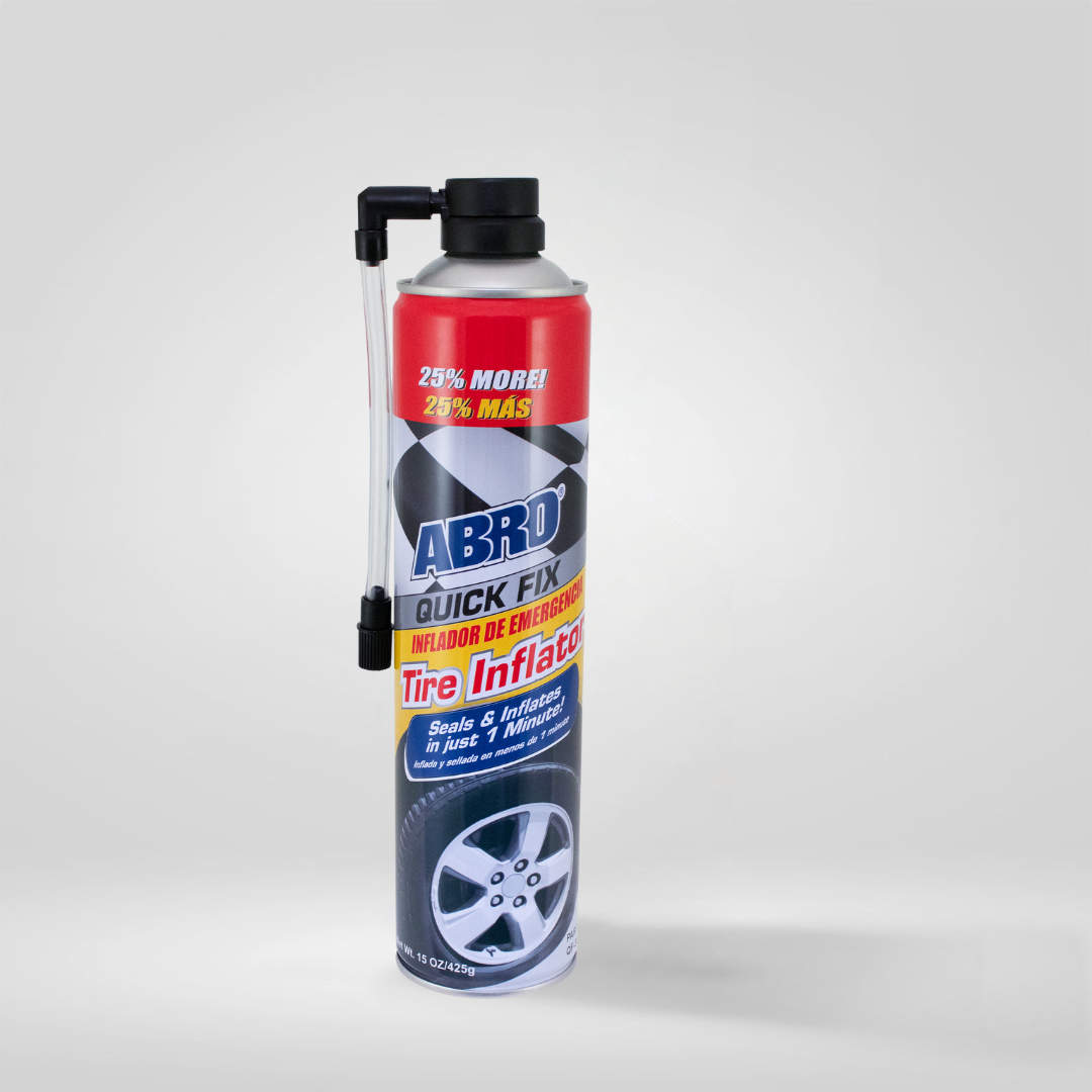 QUICK FIX TIRE INFLATOR W/7INCH HOSE - ABRO EGYPT