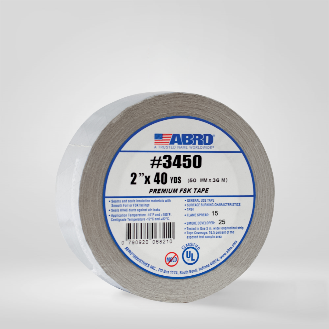 UL Classified FSK Facing Tape - ABRO EGYPT