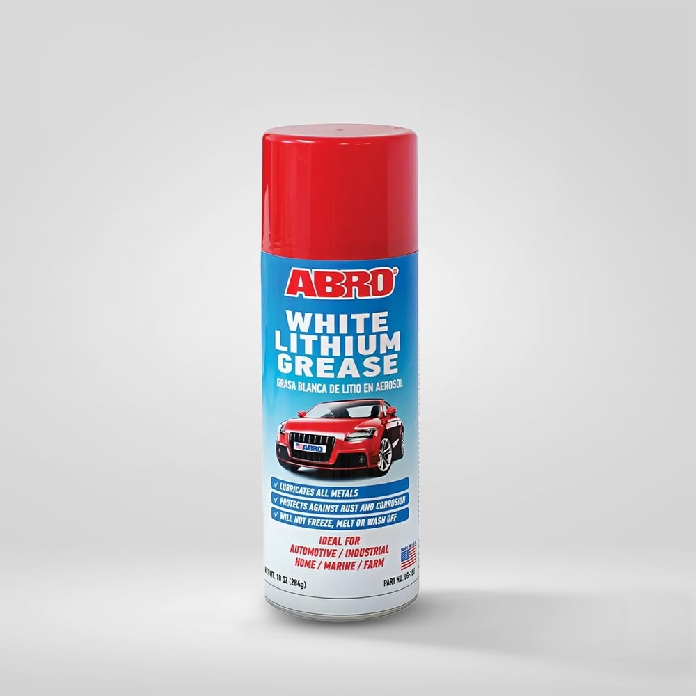 White Lithium Grease Spray 284g - ABRO EGYPT