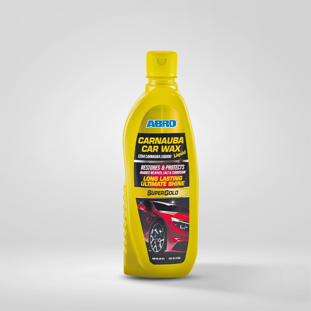 Carnauba Car Wax - Super Gold Liquid 473mL - ABRO EGYPT