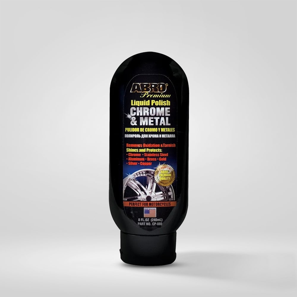 Liquid Polish Chrome and Metal 240mL - ABRO EGYPT